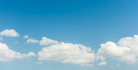 Blue sky and white clouds