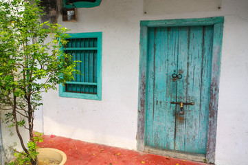 House in George Town, Penang, Malaysia. Mediterranean style exte