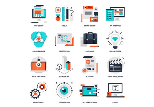 Design and Development Icon Set