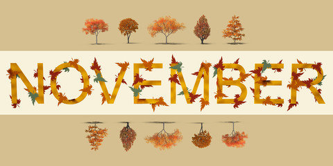 November wallpaper autumn