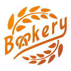 Obraz premium Bakery badge and logo icon