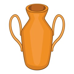 Ancient vase icon. Cartoon illustration of ancient vase vector icon for web