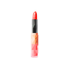 lipstick low poly polygon geomatric