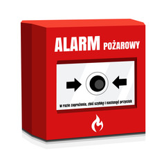 Alarm pożarowy - obrazy, fototapety, plakaty
