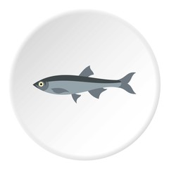 Herring icon. Flat illustration of herring vector icon for web