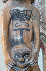 Old Carved Totems