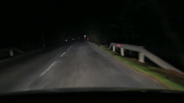 Driving at night
