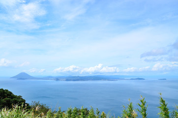大隅半島からの眺め