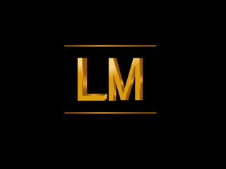 LM Initial Logo for your startup venture