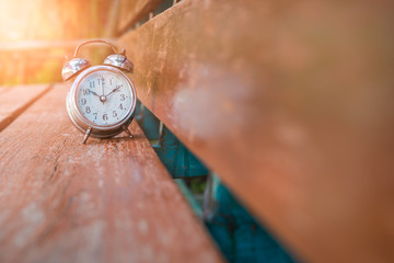 Still life with alarm clock