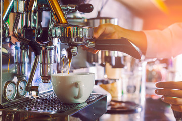 Professional coffee machine