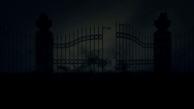 The Open Gates of Hell Under a Lightning Storm
