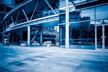 view of city square in Shanghai,China.