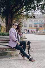 Fototapeta premium beautiful young model