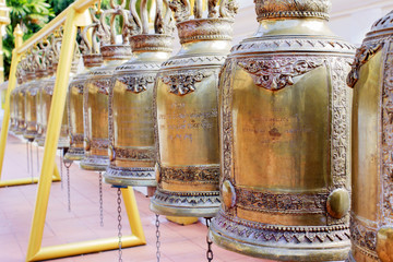 Temple bells , thailand