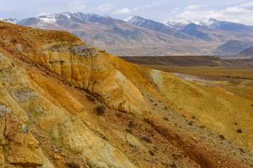 mountains steppe desert color