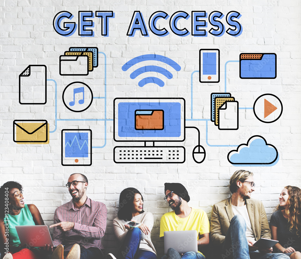Poster access accessible availability free open possible concept