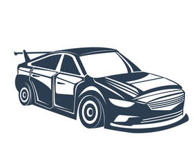 Classic car icon. Vehicle automobile and transportation theme. Isolated design. Vector illustration