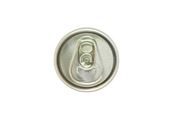 Cap of can isolated on white background. This has clipping path