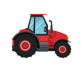 Truck machine icon. Farm lifestyle agriculture harvest and rural theme. Colorful and isolated design. Vector illustration