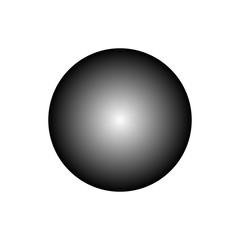 Ball Black Sphere