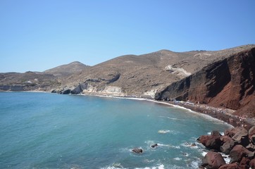 Red Beach, Santorini, Greece