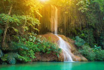 Phu Sang waterfall with water only in Thailand. -36 To 35 degree