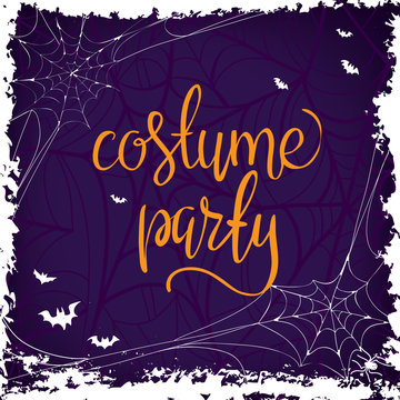 Costume party background