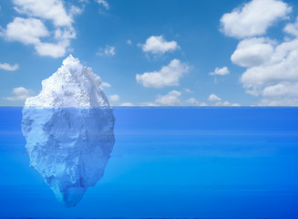 iceberg floating