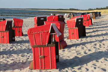 Strandkorb rot