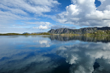 landscape of Mageroya Island, Norway