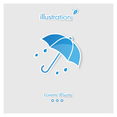 Umbrella Symbol, Vector  EPS10 illustration for you design
