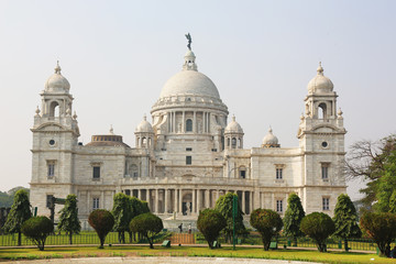 Fototapeta na wymiar Victoria Memorial Calcutta India