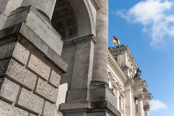 Fototapeta na wymiar Berliner Innenstadt, Reichstag