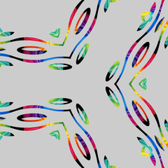 Colorful eyes abstract