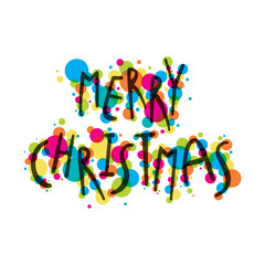 merry christmas greeting card design