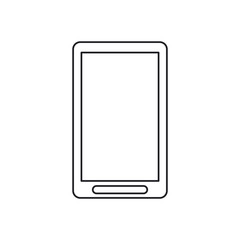 Smartphone icon. Device gadget and technology theme. Isolated design. Vector illustration