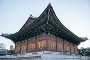 Fototapeta na wymiar Deoksugung, at Seoul , Korea