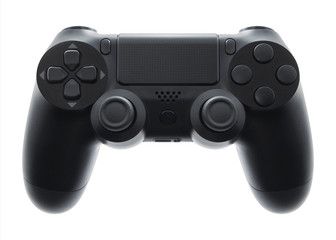 video game controller isolated on white background with clippng