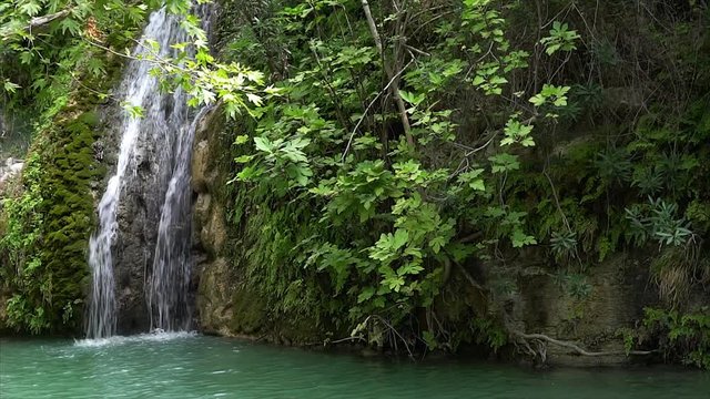 Adonis waterfall, baths. Cyprus.