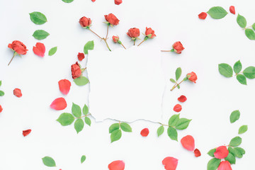 Obraz premium Frame with roses