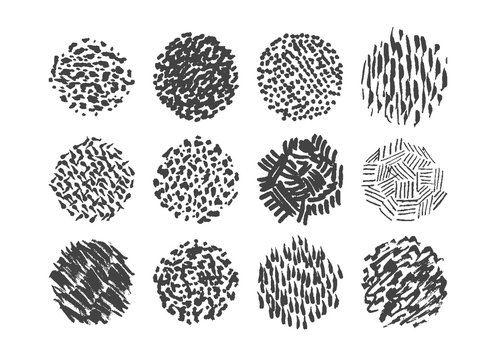 Pen Scribble Brush Pack, Various Textures For Illustration Shading