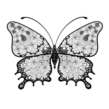 Butterfly doodle