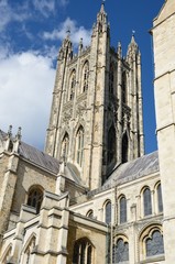 Fototapeta na wymiar Canterbury Cathedral tower
