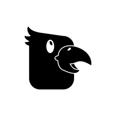 Bird icon. Pet animal domestic and care theme. Isolated design. Vector illustration
