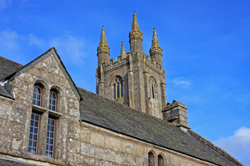 Fototapeta na wymiar St Pancras church, Widecombe-in-the-moor