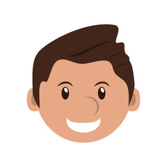Man cartoon icon. Avatar people and person theme. Isolated design. Vector illustration