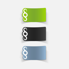 Obraz premium realistic design element. paragraph