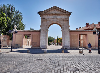 Obraz premium Landscapes, streets, monuments, houses and old buildings of the town of Alcala de Henares, Spain 