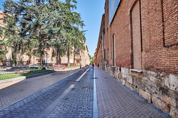 Landscapes, streets, monuments, houses  and old buildings of the town of Alcala de Henares, Spain
